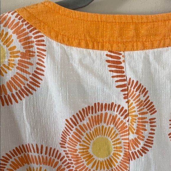 Trina Turk Los Angeles Orange Silk Blend Dress - Picture 7 of 9